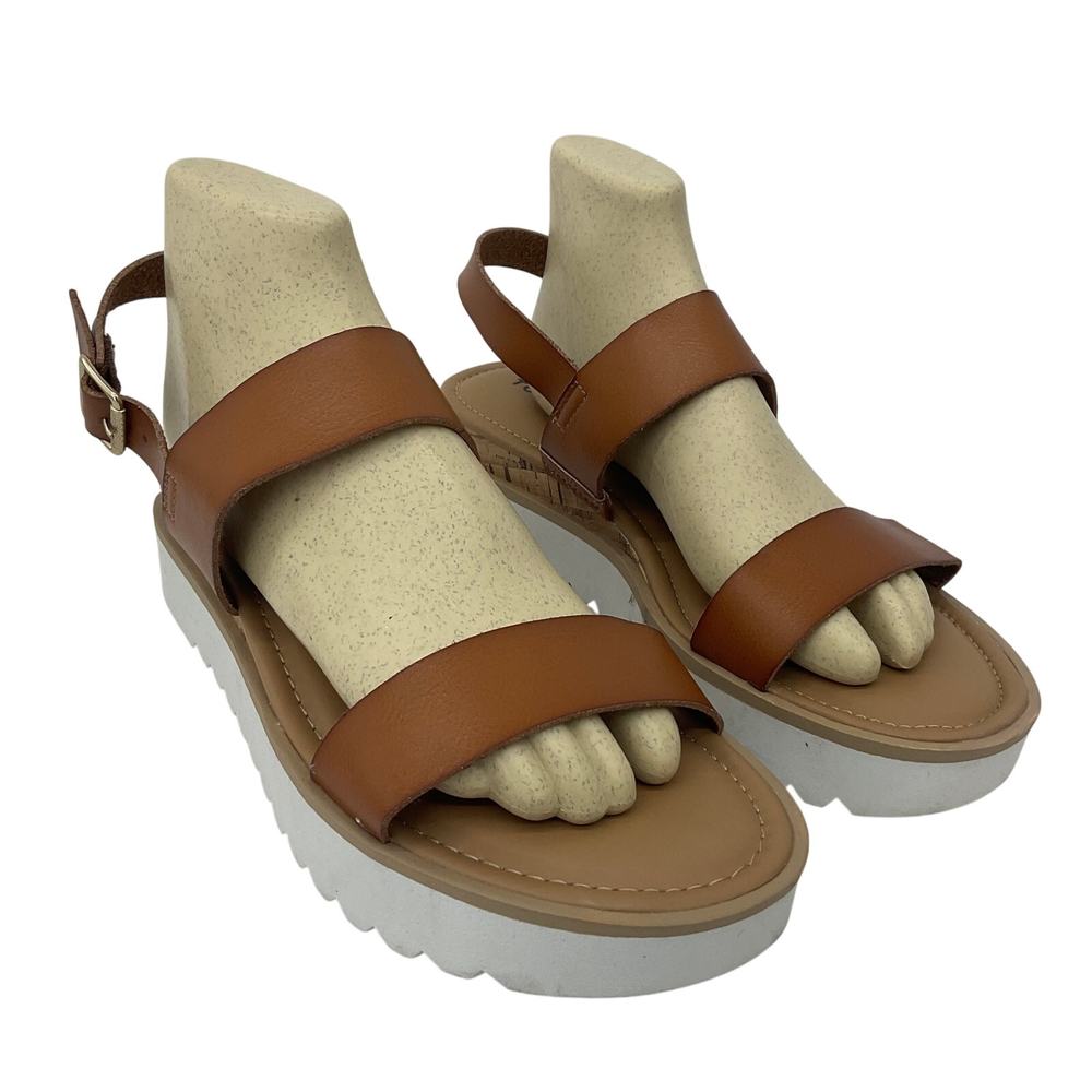 Torrid Brown Strap Sandals